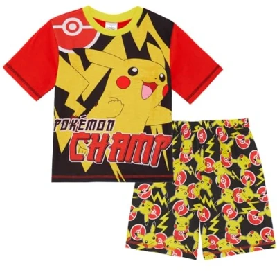 Afbeelding van Pokemon Champ, Pyjama met Lange Mouwen voor Jongens, 7 8 Jaar: 128cm