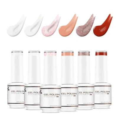 Afbeelding van Nicedeco Gel Nagellak Set Semi permanent Gellak UV LED Soak Off Kleuren 6 x 8ML Valentijnsdag Gift 17
