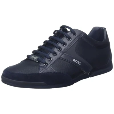 Afbeelding van Hugo BOSS Saturn Sneakers voor heren, Donkerblauw, 10 10.5