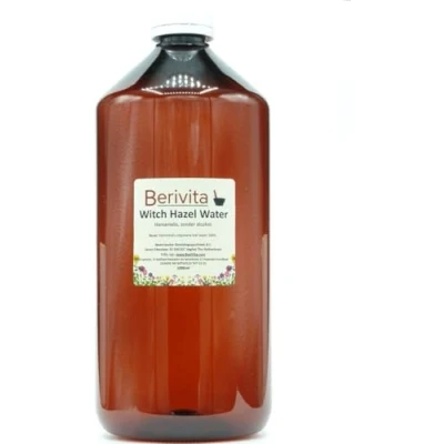 Afbeelding van Witch Hazel Liter 100% Puur Zonder Alcohol 1000ml Hamameliswater, Toverhazelaar Zuiverende Natuurlijke Toner