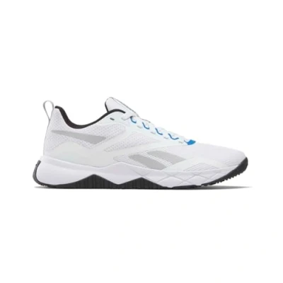 Afbeelding van Reebok NFX Trainer Trainingsschoen, Heren, Maat: 40, White/black/optimum blue Textiel/ synthetisch