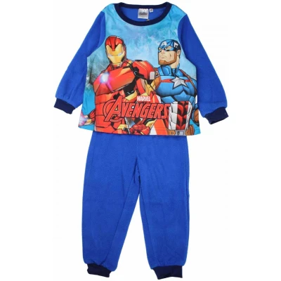 Afbeelding van Avengers Fleece pyjama lichtblauw 4 jaar 104 cm