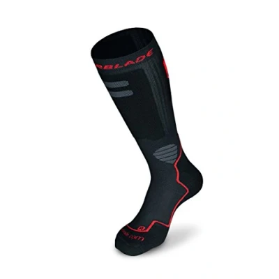 Afbeelding van Rollerblade High Performance herensokken, inline skaten, multisport, zwart en rood