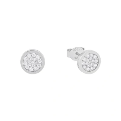 Afbeelding van s.Oliver Oorbellen 925 Sterling Zilveren Dames Oorbellen, Met Zirkonia Synth., 0,8 cm, Zilver, Wordt Geleverd In Sieraden Geschenkverpakking, 9079155