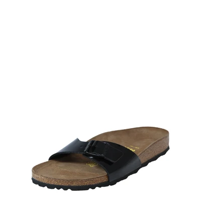 Afbeelding van Birkenstock Madrid BF Narrow Muiltjes, Dames, Maat: 37, Black Hoogwaardig imitatieleer