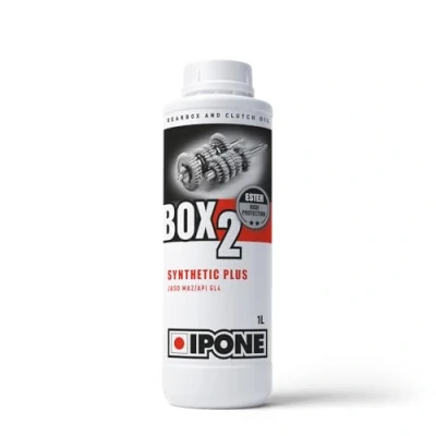 Afbeelding van IPONE Transmissieolie motorfiets box 2 jerrycan 1 l semi synthetisch op ester basis hoge prestaties