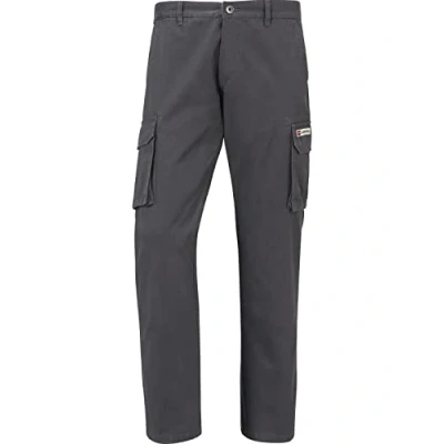 Afbeelding van Jan Vanderstorm loose fit cargobroek Plus Size STEEN donkergrijs