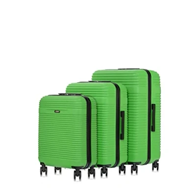 Afbeelding van OCHNIK Middelgrote koffer hardcase Materiaal: ABS Kleur: groen Maat: M Afmetingen: 66x44x26,5cm Volume: 65 liter 4 rollen Hoge kwaliteit