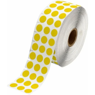 Afbeelding van BRADY BPT 602 499YL labels bedrukbaar met thermische transferprinter (3000 st./rol) 217067