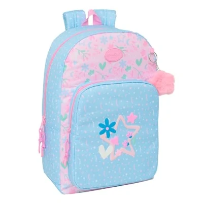 Afbeelding van Schoolrugzak BlackFit8 Smile Blauw Roze 30 x 46 14 cm