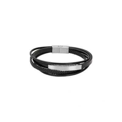 Afbeelding van iXXXi Men Kevin Zwart Heren Armband