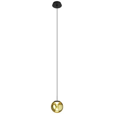 Afbeelding van ECO Light ALTAIR 9540 S 1 YW LED hanglamp vast ingebouwd 10 W Geel goud