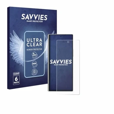 Afbeelding van Savvies Screenprotector voor Samsung Galaxy Z Fold 6 5G Folie Beschermfolie transparant (6 Stuks)
