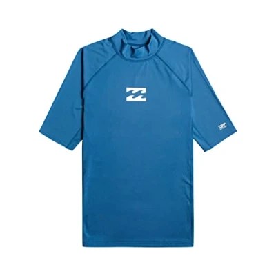 Afbeelding van Billabong UV Rashguard voor mannen met korte mouwen Waves All Day UPF50+ Donkerblauw maat L