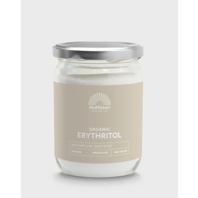 Afbeelding van Mattisson HealthStyle Organic Erythritol 400GR
