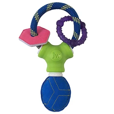 Afbeelding van JW Puppy connects soft ee Hondenspeelgoed Puppyspeelgoed Met bijtring Piepend Meerkleurig