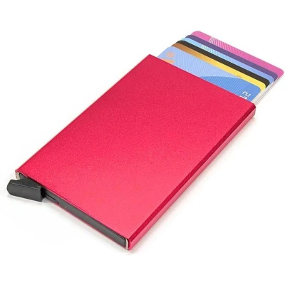 Afbeelding van Figuretta Aluminium Hardcase RFID Cardprotector Rood