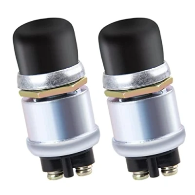 Afbeelding van 2 Stks Hoorn Motor Start Schakelaar SPST Drukknop Starter Waterdichte 50A 12 V voor Auto Boot