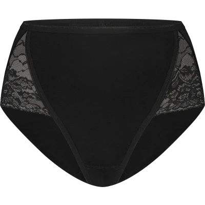 Afbeelding van ten Cate Basic high leg slip met kant zwart