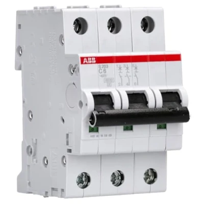 Afbeelding van ABB S203 C6 zekeringsautomaat 6A