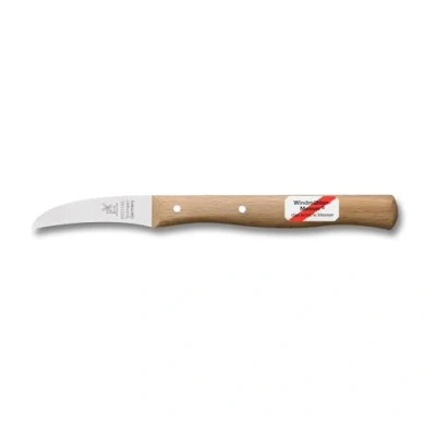 Afbeelding van Robert Herder Vogelsnavel Aardappelschilmes 6 cm roestvrij staal met Roodbeukenhouten heft