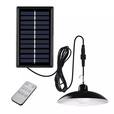 Afbeelding van LED solar hanglamp Neutraal wit 100 Lumen Met afstandsbediening