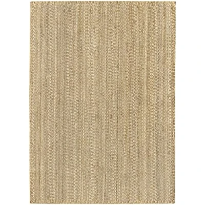 Afbeelding van HAMID Jute Vloerkleed, Granada Tapijt 100% Natuurlijke Vezels, Zacht Vloerkleed en Hoge Sterkte, Handgeweven, Woonkamer, Eetkamer, Slaapkamer, Hal (170x120 cm)