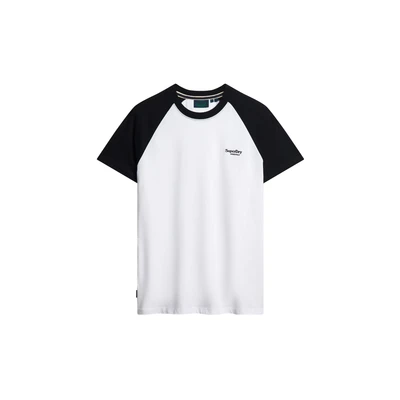 Afbeelding van Superdry Essential LOGO Baseball Tshirt print, Heren, Maat: XXL, Optic black