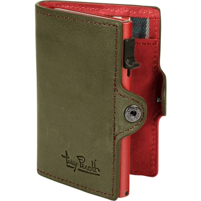 Afbeelding van Tony Perotti 4000 Slim Pasjeshouder Groen Rood