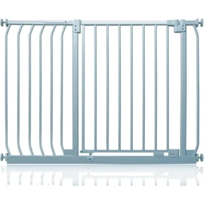 Afbeelding van Safetots Elite Veiligheidshekje Assortiment, 107cm 116cm (72 opties beschikbaar), Mat Grijs, Drukbevestiging Traphekje, Babyhekje voor Deuren, Gangen en Ruimtes, Veiligheidsbarrière, Eenvoudige Installatie