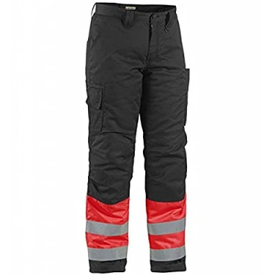Afbeelding van Blaklader Winterwerkbroek High Vis 1862 1811 Rood/Zwart C154