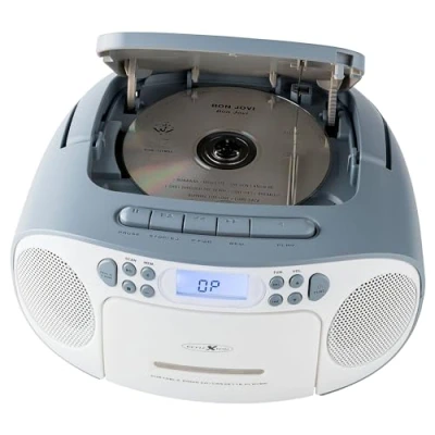 Afbeelding van Reflexion RCR2260BL Radio/CD speler VHF (FM) AUX, CD, Cassette Blauw wit