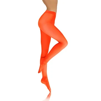 Afbeelding van sesto senso Kleurrijke damespanty, 40 DEN, ondoorzichtig, microvezel, neon oranje, M
