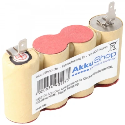 Afbeelding van AccuCell batterij geschikt voor Kärcher batterijbezems K50, K55 NiMH, verse productie