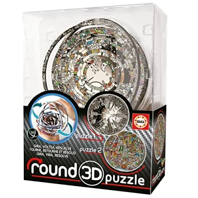 Afbeelding van Puzzel Educa Round 3D