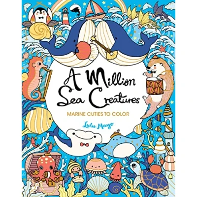Afbeelding van A Million Sea Creatures: Marine Cuties to Color