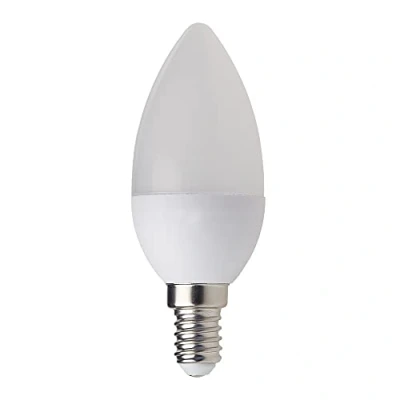 Afbeelding van SMD LED lamp, Olive C37, 6W / 470lm, E14 fitting, 3000K