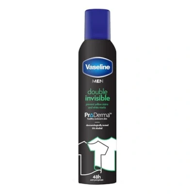 Afbeelding van Vaseline 250ml deo spray men double invisible