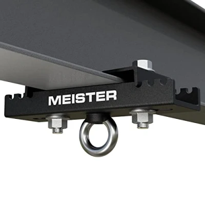 Afbeelding van Meister Beam Clamp Hanger Mount voor Boksen &amp; MMA Zware Tassen, Suspension Straps Plafond Armaturen Zwart 3.5&quot; 5.5&quot;