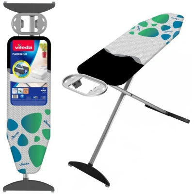 Afbeelding van Vileda Park And Go Strijkplank 120X38 Cm Grijs/Mint