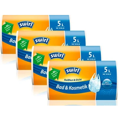 Afbeelding van Swirl 5 l draaggreep vuilniszak 4x40