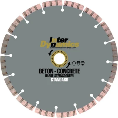 Afbeelding van Interdynamics diamantzaagblad beton Standard 230 x 22,2 mm