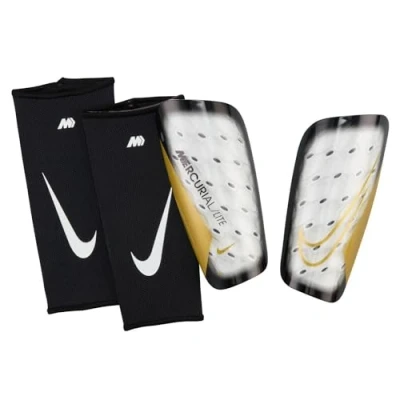 Afbeelding van Nike Unisex scheenbeschermers Nk MERC Lite Fa22, wit/zwart/MTLC gouden munt, DN3611 101, M