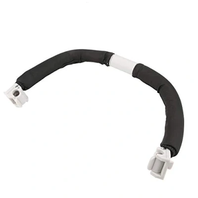 Afbeelding van Verstelbare kinderwagen handvat stuur trolley bumper bar veilige armleuning accessoires handgereedschap (zwart)