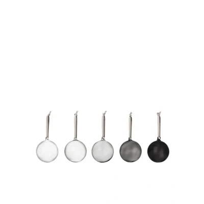 Afbeelding van Iittala Glazen bol hanger set van 5 Multicolor