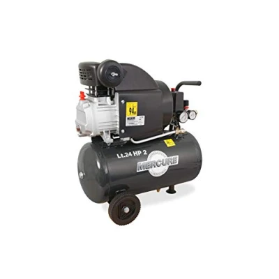 Afbeelding van Mercure 425063 Compressor, 24 l, 2 pk, kwik, grijs
