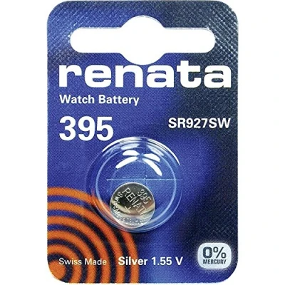 Afbeelding van 395 (SR927SW) knoopcelbatterij / zilveroxide 1,55V voor horloges, zaklampen, autosleutels, rekenmachine, camera&#039;s, etc iCHOOSE