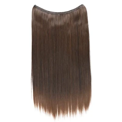 Afbeelding van CAISHA by PCAISHA 50cm 1 Inslagverlenging Met Elastische Band Haarverlenging Haarstukje Glad Hittebestendig Bruin Mix E106