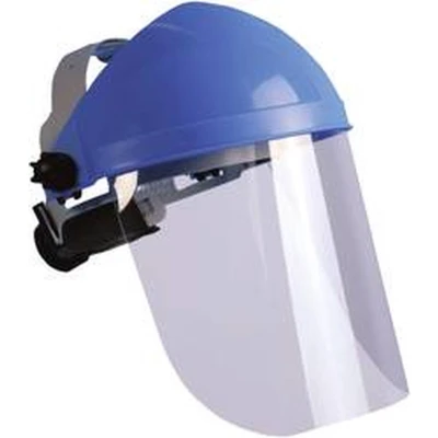 Afbeelding van L+D 2669 Gezichtsscherm Blauw, Transparant EN 166 DIN