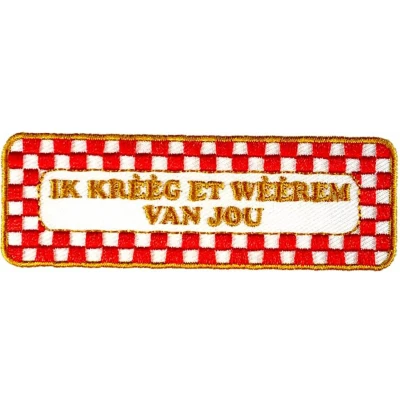 Afbeelding van Fjesta© Oeteldonk Embleem Brabantse Uitspraken Weerem Carnaval Den Bosch